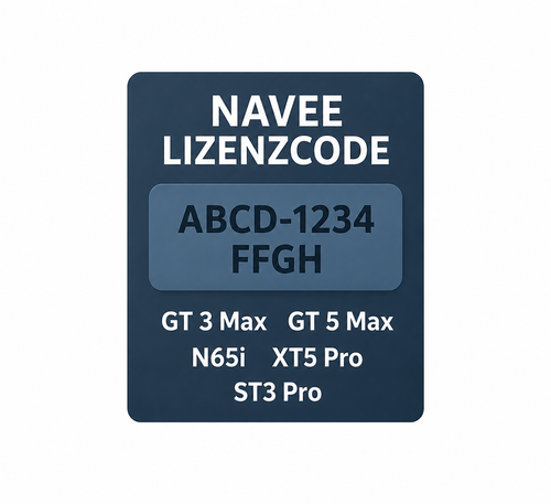 NAVEE Tuning Lizenzcode |ST3 PRO, GT3 Max, GT5 Max, N65i, XT5 Pro